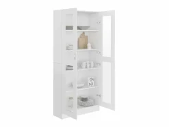 Vitrina de madera contrachapada 82,5x30,5x185,5 cm ES205548