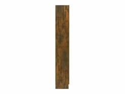 New Vitrina madera contrachapada roble ahumado 82,5x30,5x185 cm Vitrina