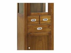 Les Tendances Vitrina Mindy madera maciza 2 puertas 3 cajones Sotchy 50 cm