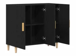 Clicnbuy Vitrina 90 x 34 x 80 cm Madera contrachapada