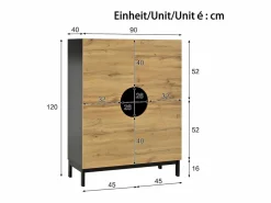 Online Vitrina y zapatero 2 en 1: diseño moderno con estantes ajustables y amplio espacio de almacenamiento. Vitrina