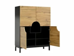 Online Vitrina y zapatero 2 en 1: diseño moderno con estantes ajustables y amplio espacio de almacenamiento. Vitrina