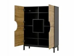 Online Vitrina y zapatero 2 en 1: diseño moderno con estantes ajustables y amplio espacio de almacenamiento. Vitrina