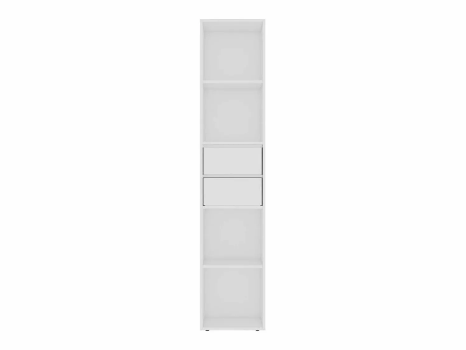 Outlet Garden Furniture Växjö Estantería librería madera contrachapada 36x30x171 cm Blanco