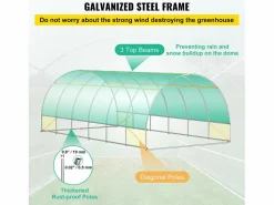 Walk-in GH 20x10x7 SucceBuy Marco Galvanizado Cubierta Impermeable