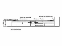 Sale WEDI - desagüe horizontal para Plato de ducha Fundo Negro
