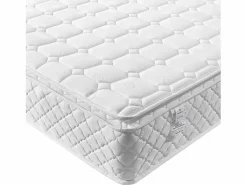 Best 140x200x25 cm, colchón de muelles ensacados, funda acolchada de microfibra, firmeza H3 Colchón Muelles Ensacados