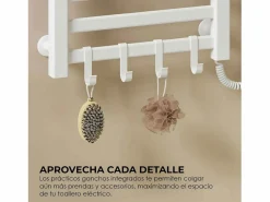 Outlet Yoevu - Toallero eléctrico Wi-Fi 100W , pantalla LCD táctil, contro WIFI y Alexa Toallero Eléctrico