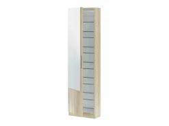 Online Zapatero 1 puerta con espejo para 16 pares - A180 cm - KRISTAL Zapatero|Mueble De Almacenaje