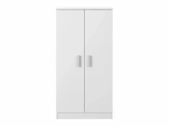 New Loungitude Zapatero 2 puertas 6 estantes - A108 cm Blanco