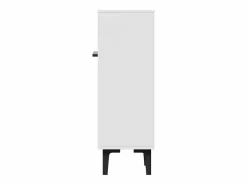 Sale Hauss Spole Zapatero con 2 puertas - estantes regulables 60 × 34,5 x 95 cm Blanco