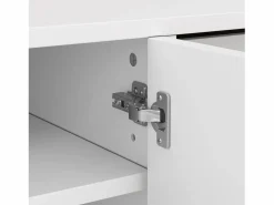 Zapatero con iluminación LED - Zapatero de 3 puertas y 1 cajón - Estantes regulables Zapatero|Mueble De Almacenaje