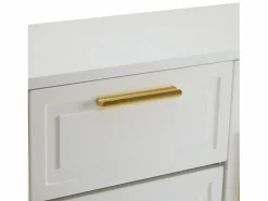Online Zapatero con 2 cajones y 4 puertas - 120x24x107 cm Zapatero|Mueble De Almacenaje