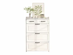 Online Merax Zapatero con 3 puertas + 2 cajones - zapatero - 80 x 23 x 131 cm - aglomerado - Blanco
