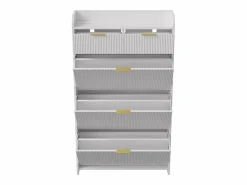 Sale Zapatero con 3 puertas y 2 cajones, estante zapatero basculante, 77 x 24 x 133,5 cm, Zapatero|Mueble De Almacenaje