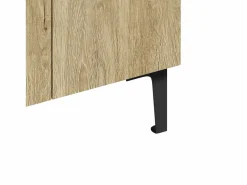 Hauss Spole Zapatero en color madera con 2 puertas - estantes regulables 60 × 34,5 x 95 cm