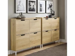 Sobuy Zapatero Estrecho con 4 Solapas Organizador FSR100-N ES