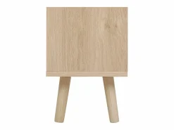 Clearance Zapatero natural con 3 puerta basculante y tiradores negros - Ideal para entradas y pasillos Zapatero|Mueble De Almacenaje