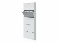 duehome Zapatero Nia 5 Puertas Blanco Brillo