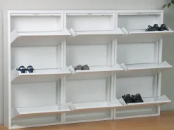 Clearance Zapatero Pisa de 9 puertas en metal . Se entrega completamente montado. Zapatero|Mueble De Almacenaje