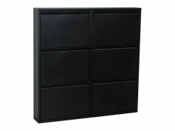 Clearance Zapatero Pisa de 6 puertas en metal . Se entrega completamente montado. Zapatero|Mueble De Almacenaje