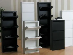 Clearance Zapatero Pisa de 6 puertas en metal . Se entrega completamente montado. Zapatero|Mueble De Almacenaje