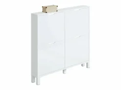 Online Zapatero Recibidor Estrecho Mary, 97x98x17 cm Blanco