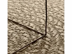 ZIZUR alfombra 120x170 cm aspecto yute interior exterior